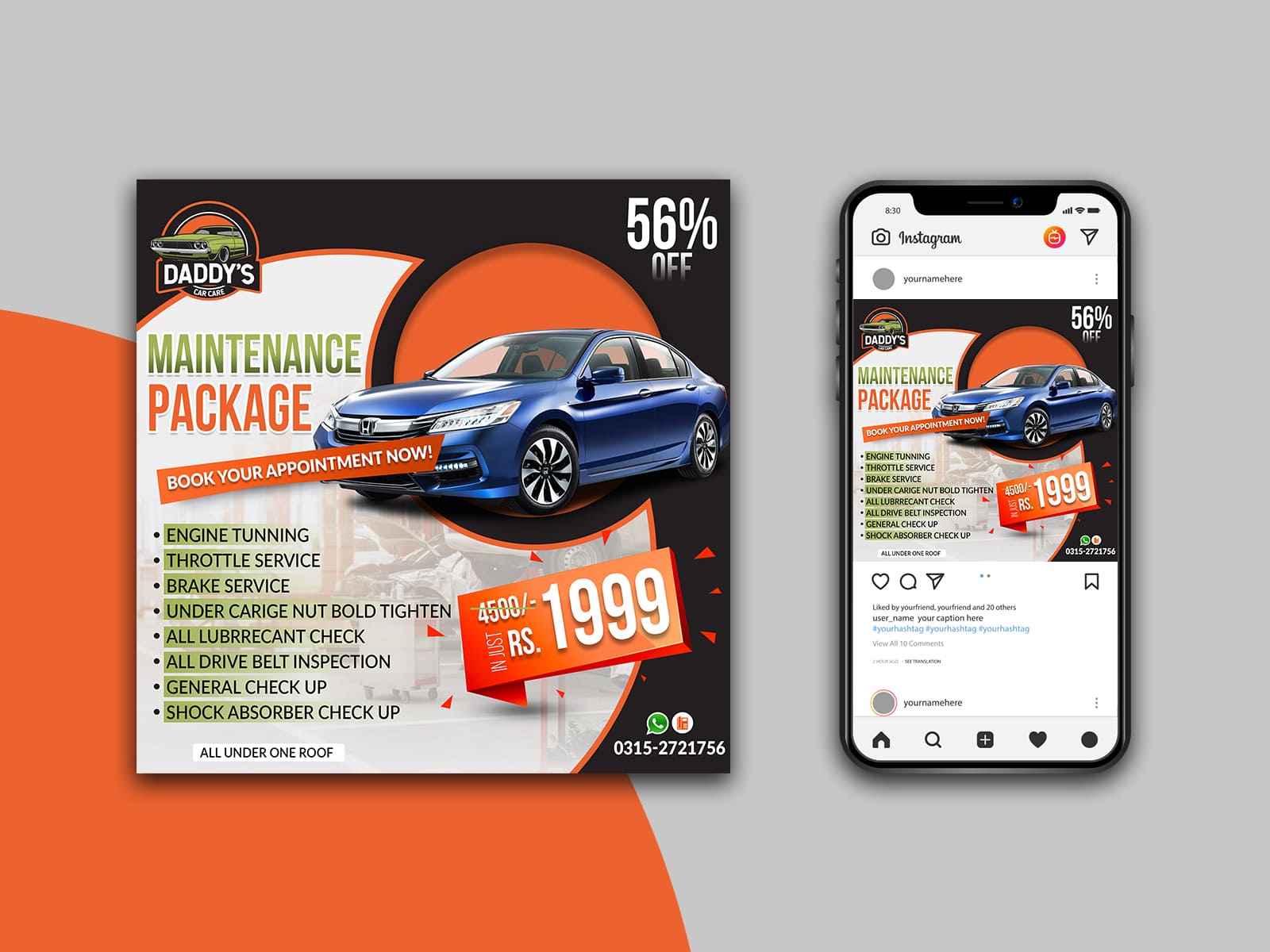 Adobe Photoshop Social Media Post Design Alabama ,Al
