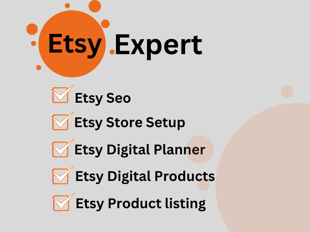 Etsy Shop Setup Service | Branding, SEO, Banner Design, Product Listings in Alabama ,Al