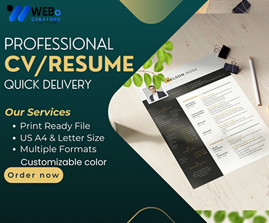 Elegant Resume Design Service, CV designs, CV writing in Alabama ,Al For Gain Job